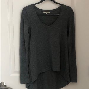 Express long sleeve grey shirt